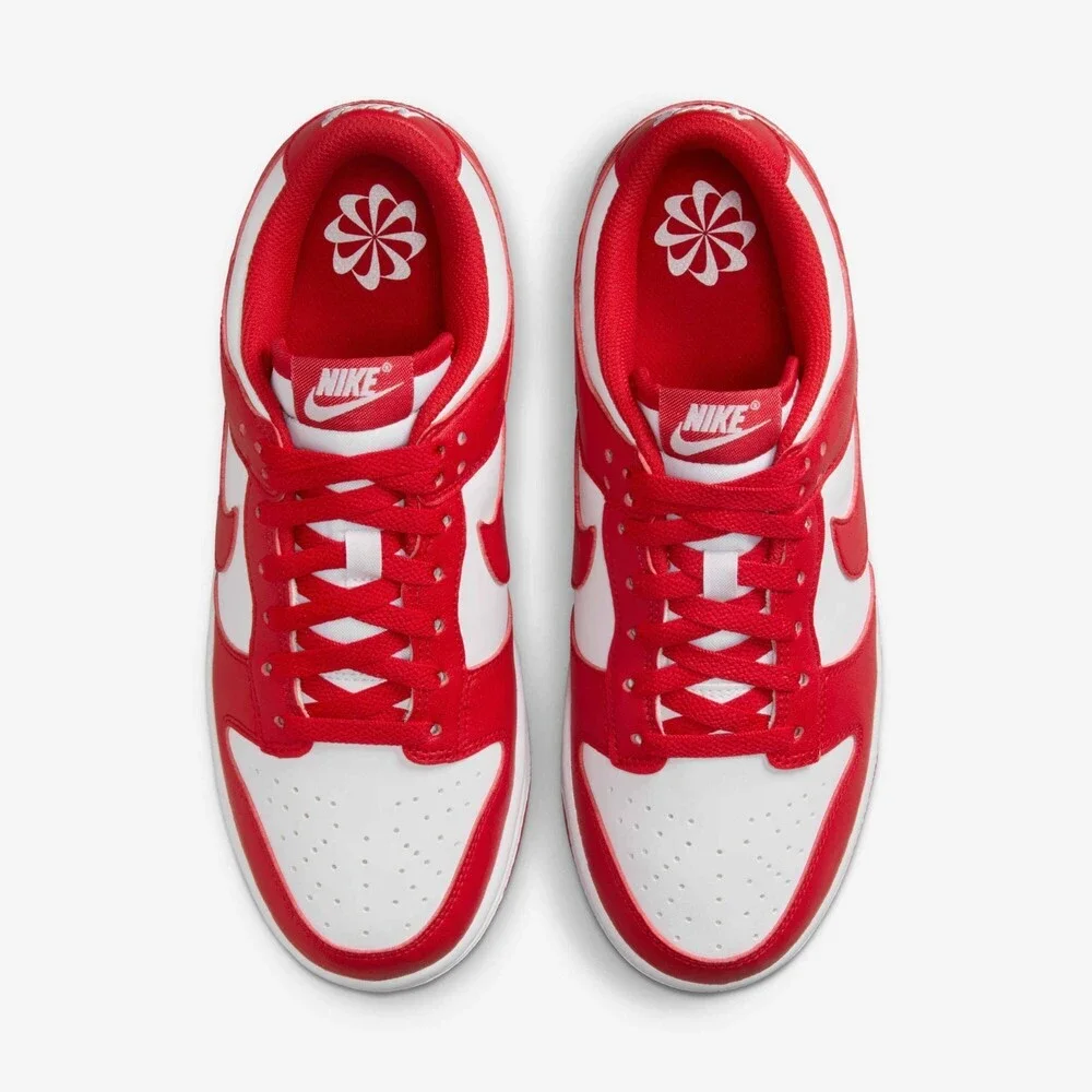 Nike Dunk Low Next Nature DD1873-116 Women's White Red Lifestyle Shoes LIQ1600